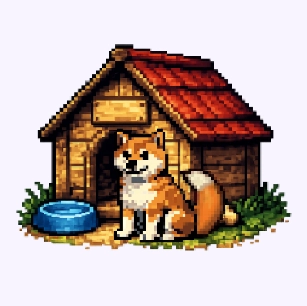 Mascota y casa dentro de ResidenQuest ENARM Prep
